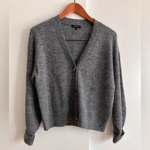 Quince Alpaca Blend cardigan sz L